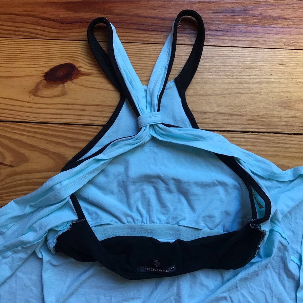 Victoria’s Secret Teal Built-in Bra Tank Top EUC S - Picture 8 of 13